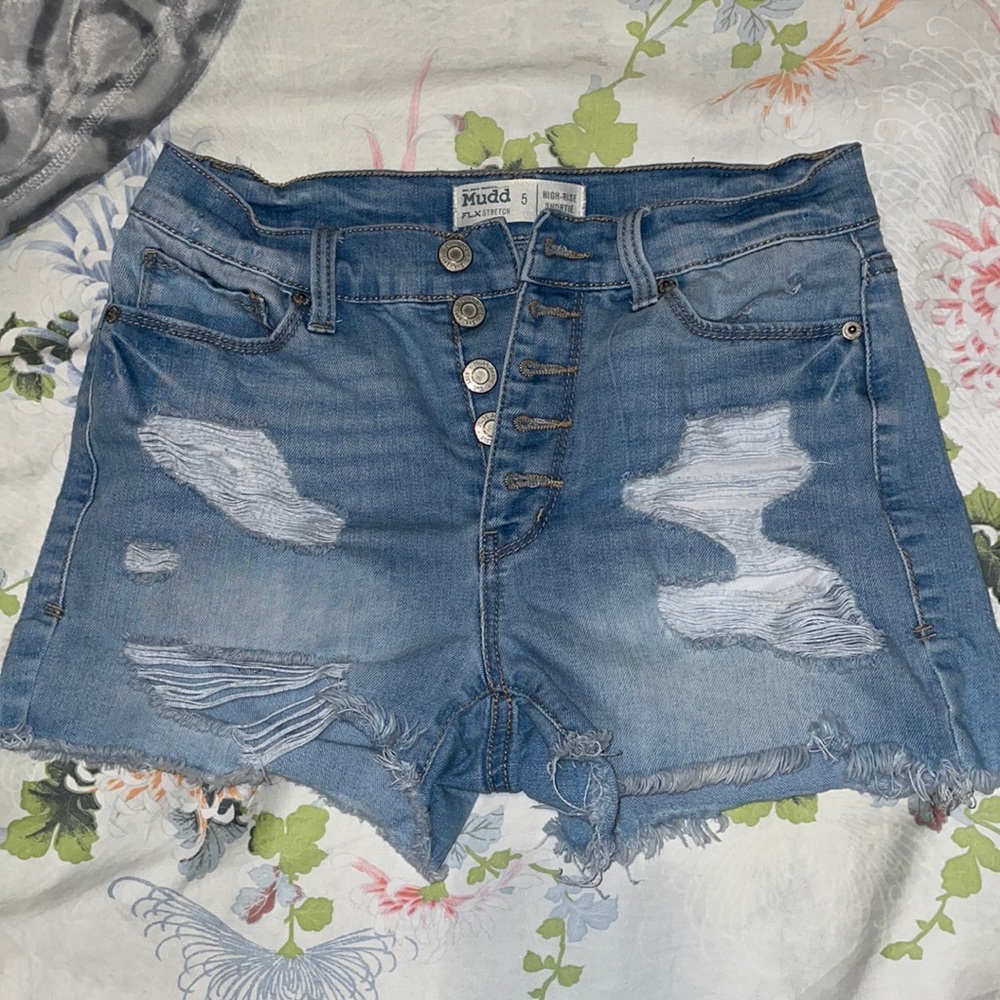 Mudd high-rise shortie jr sz 5